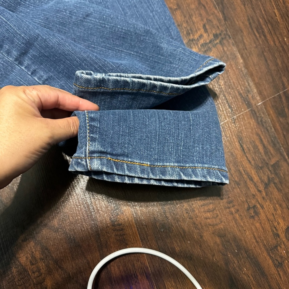 Levi’s 512 Classic Slim Stretch Tapered Blue High rise Denim Jeans 16 Short EUC - Picture 3 of 13